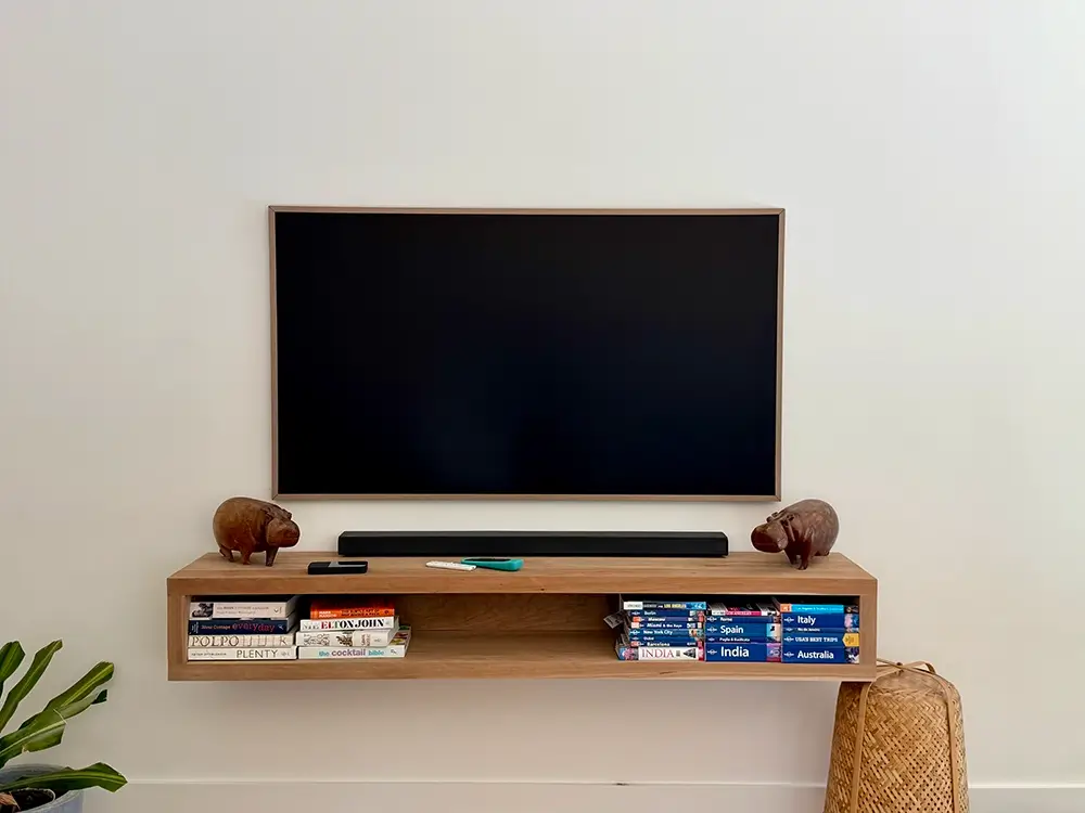In-wall Samsung Frame One Connect Box concealment