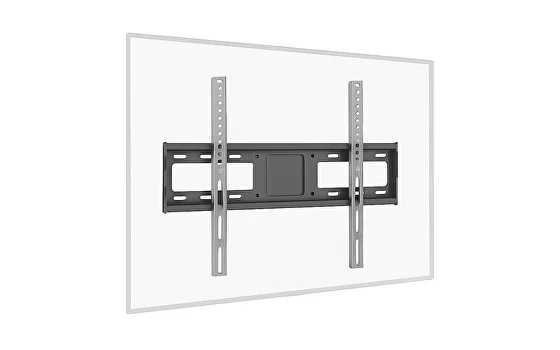Fixed TV wall mount installed close to the wall